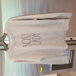 💕RAE DUNN💕 Boss Lady Graphic Sweatshirt M NWT
